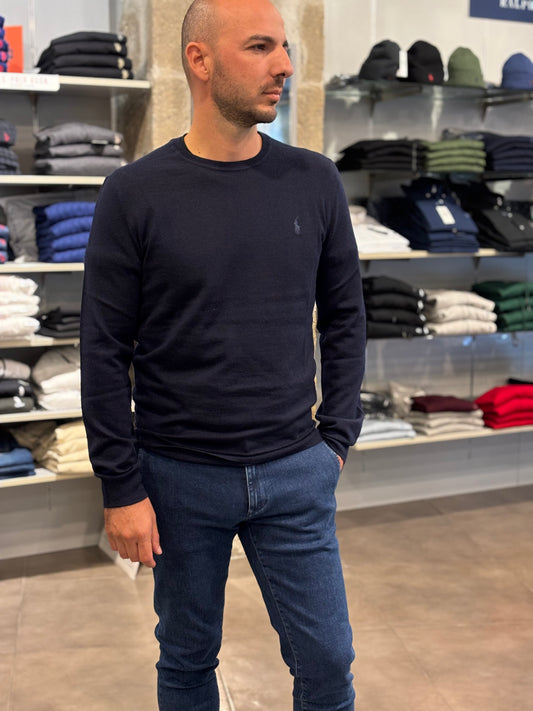 Maglione girocollo Ralph Lauren blu