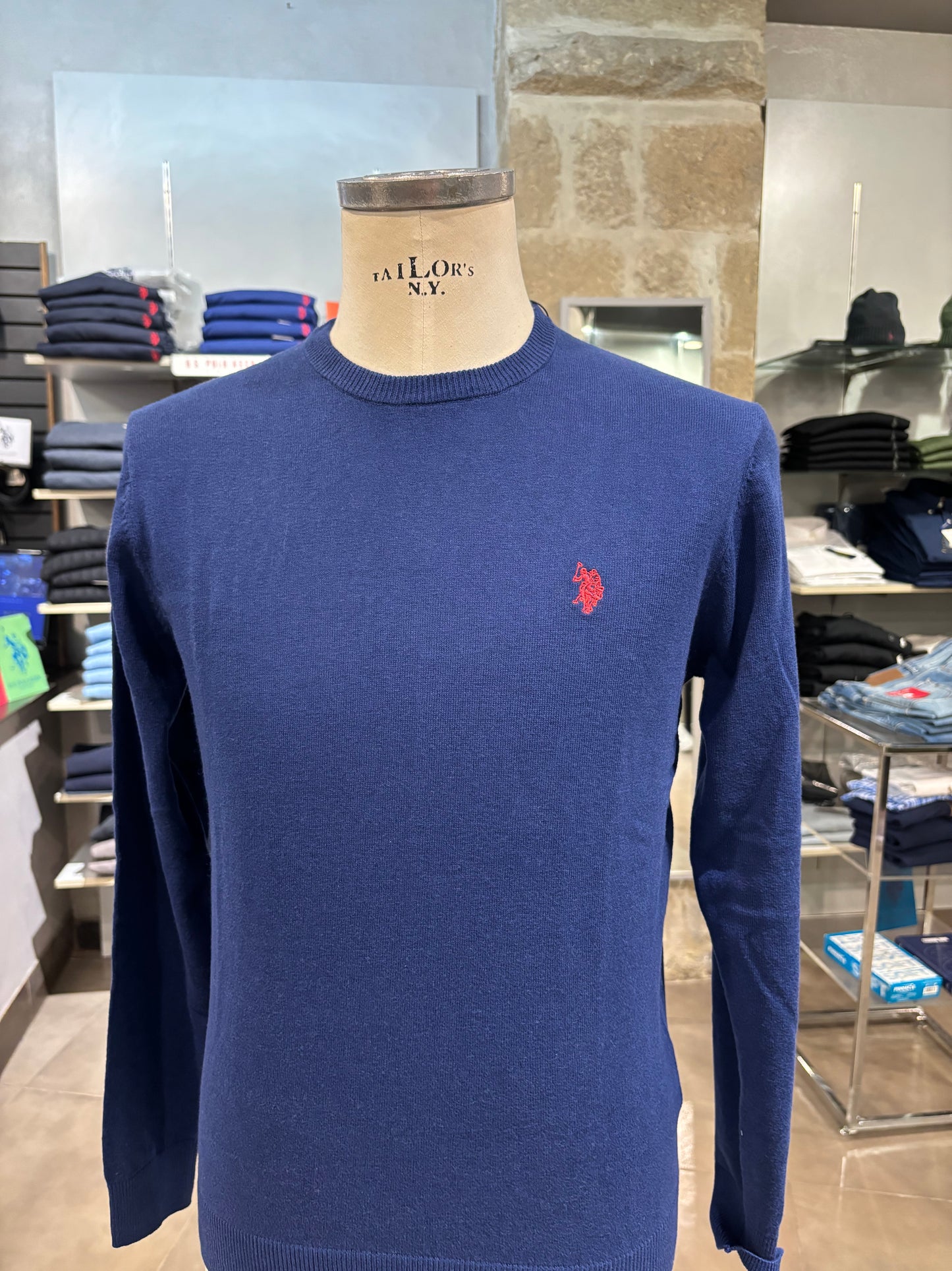 Maglione Us Polo azzurro