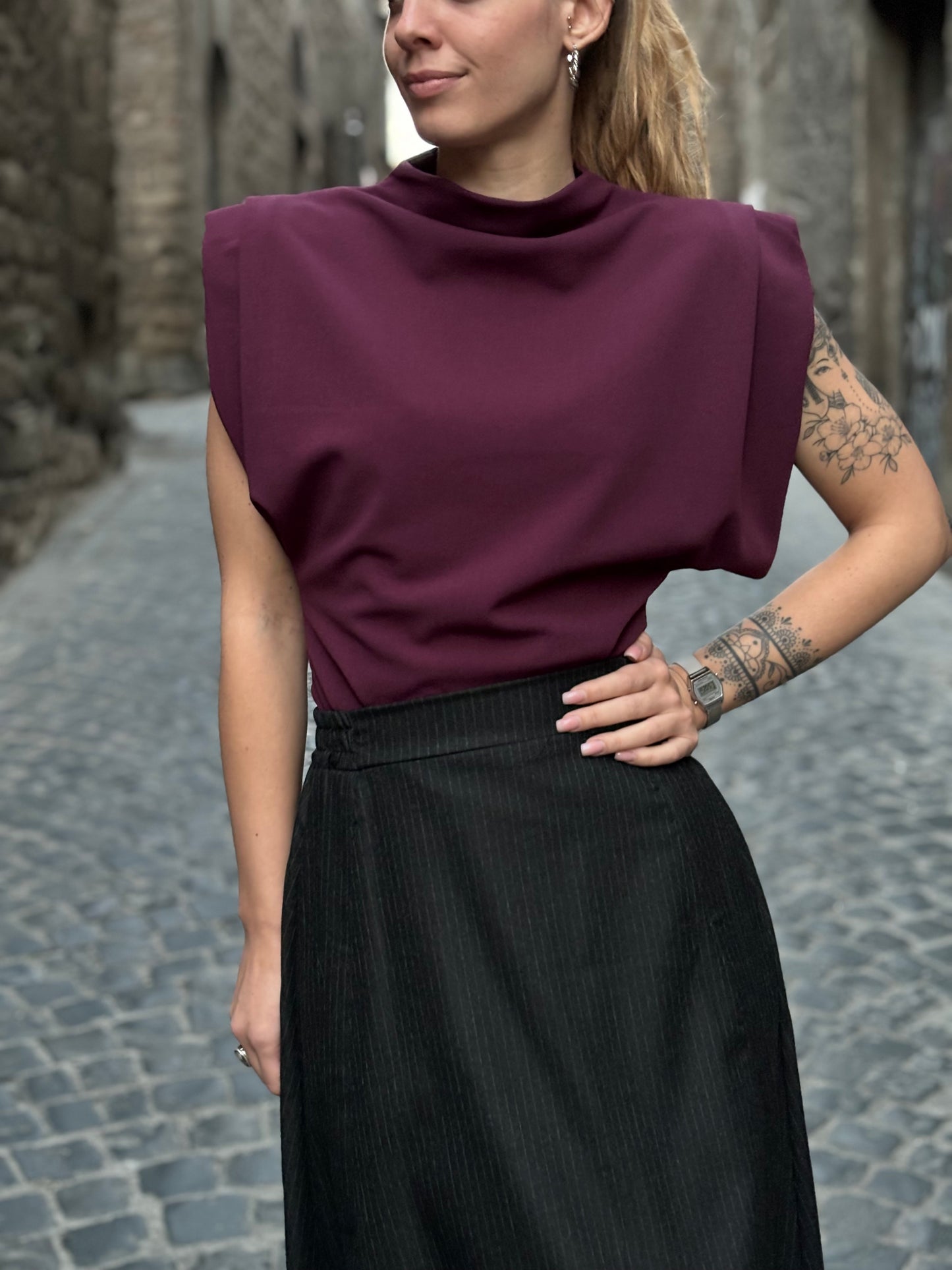 Maglia bordeaux