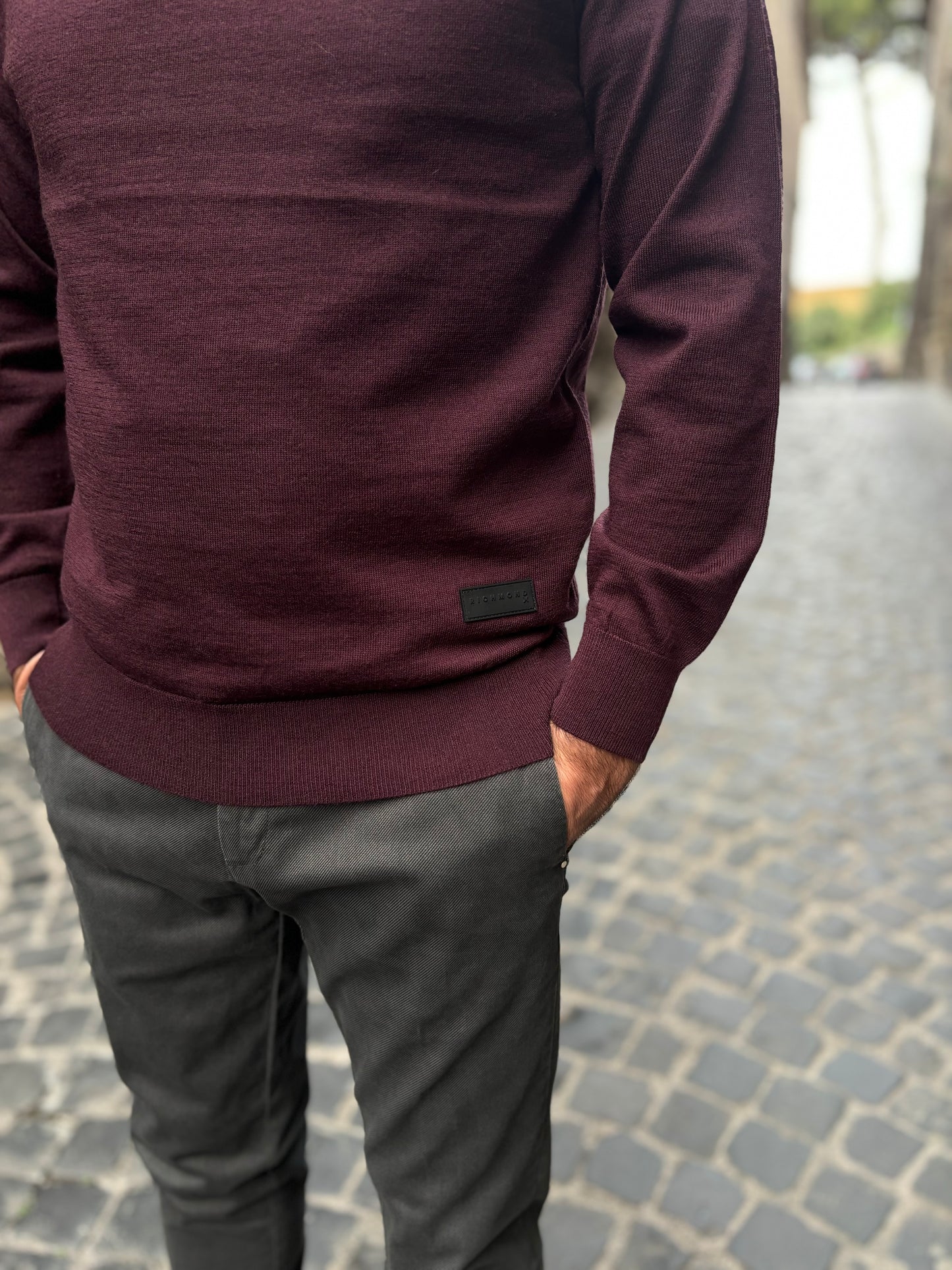 Maglione Richmond Bordeaux