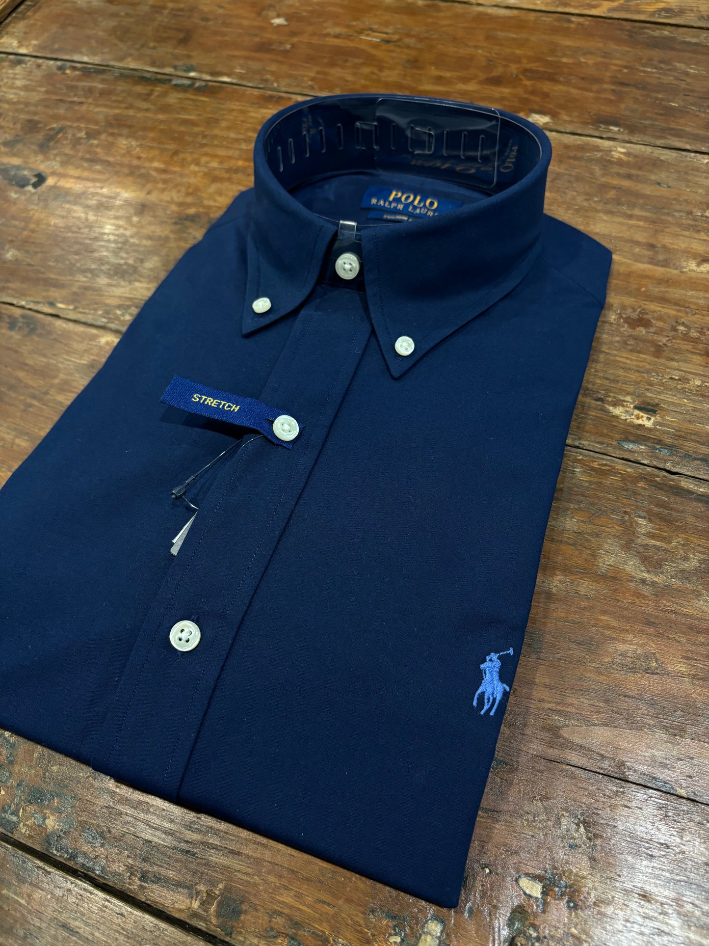 Camicia Ralph Lauren popeline blu