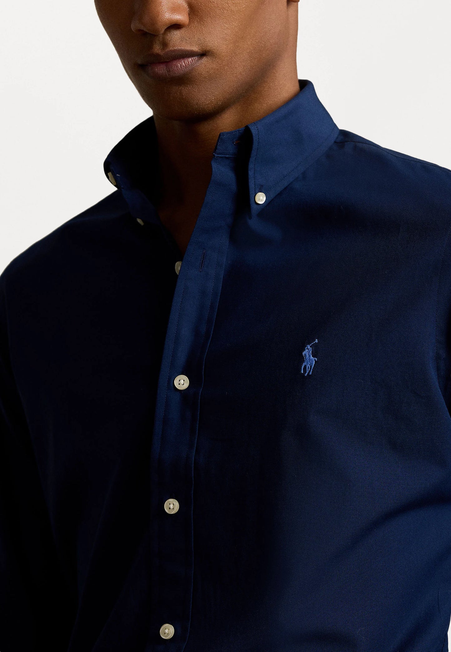 Camicia Ralph Lauren popeline blu