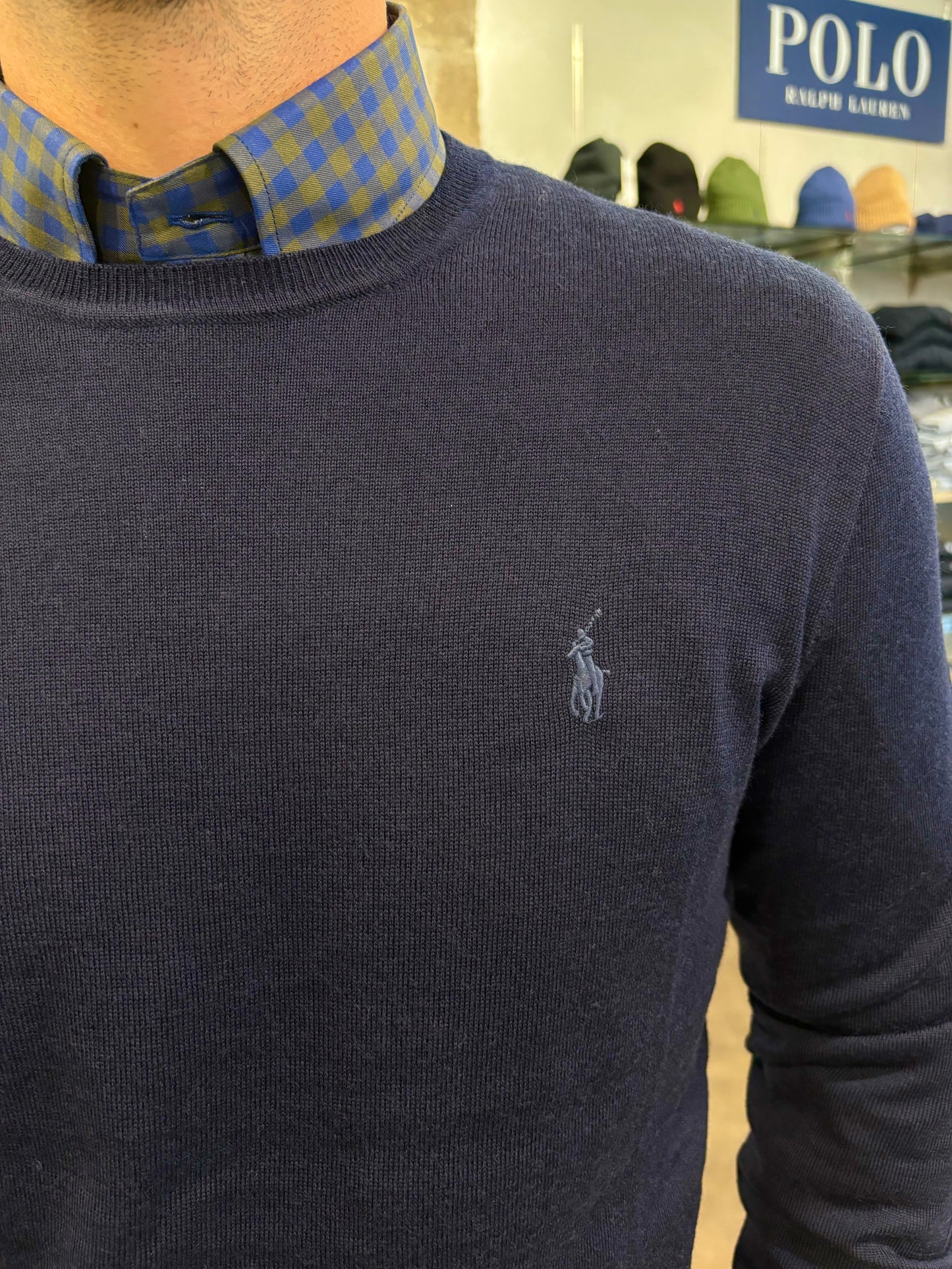 Maglione girocollo Ralph Lauren blu