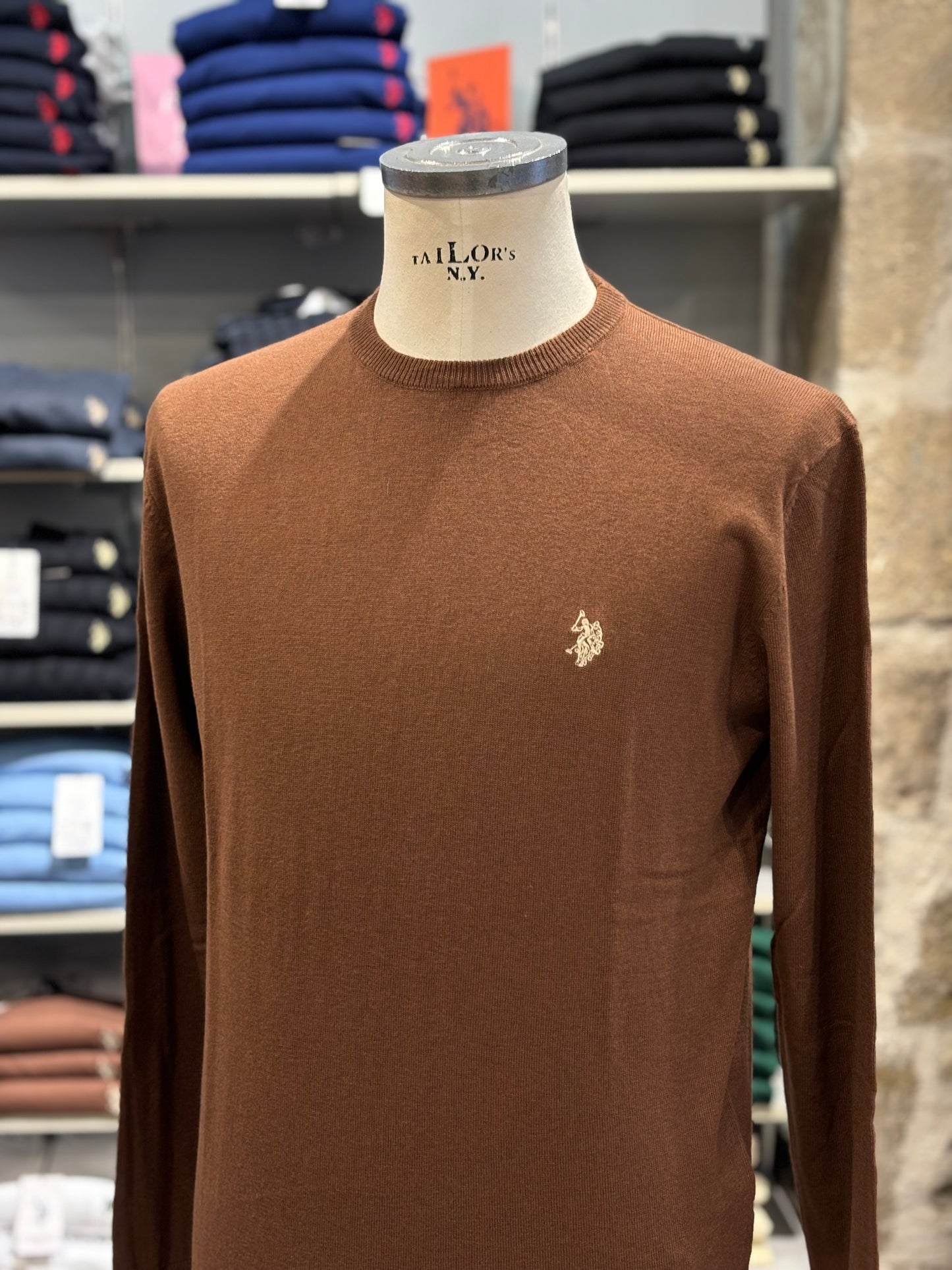 Maglione Us Polo marrone