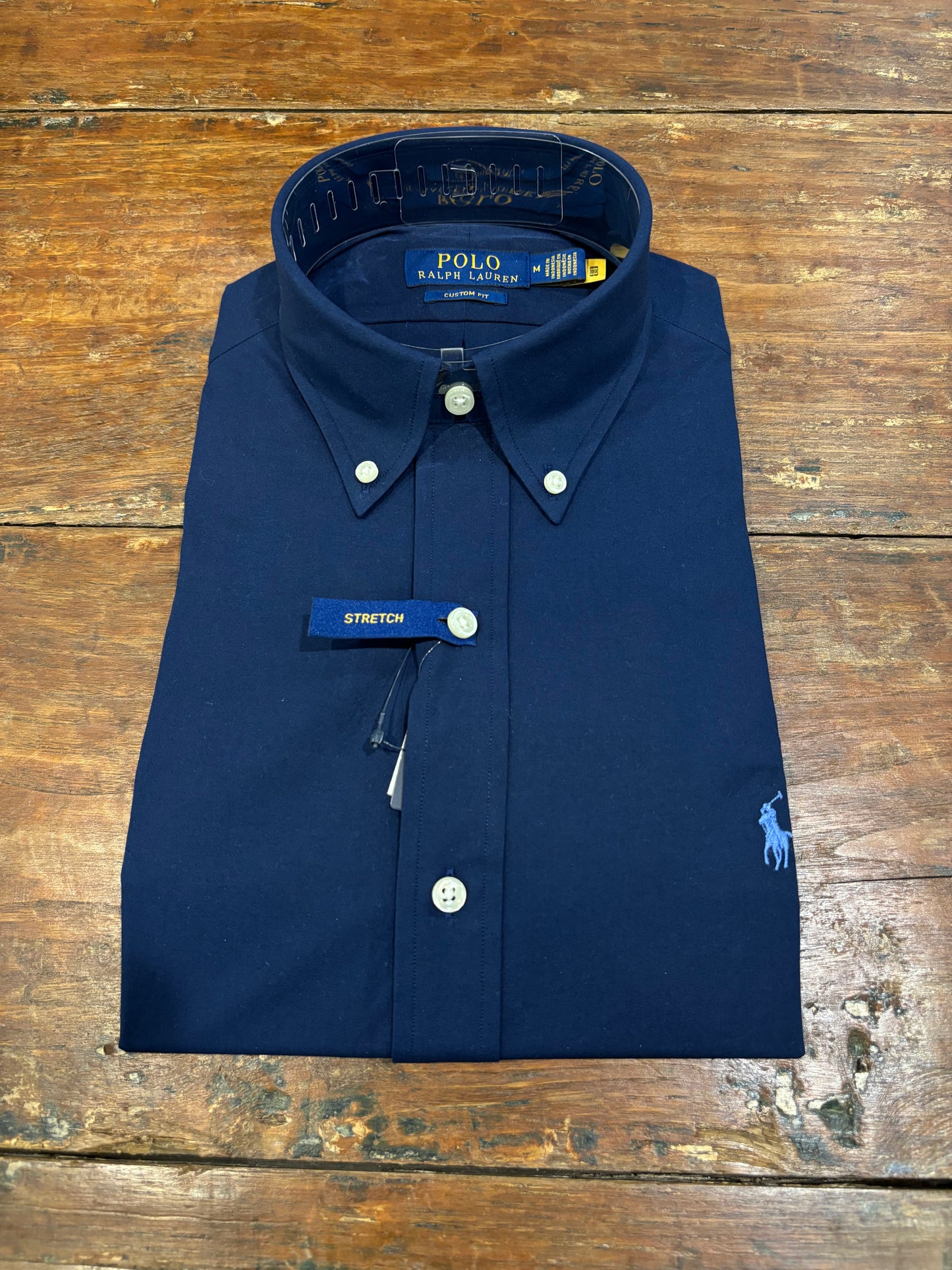 Camicia Ralph Lauren popeline blu