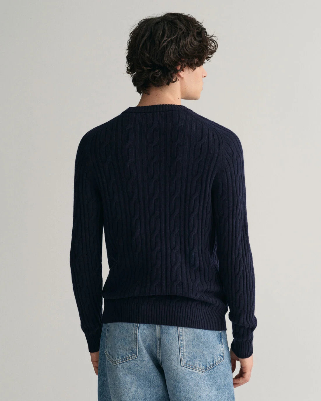 MAGLIONE TRECCIA BLU